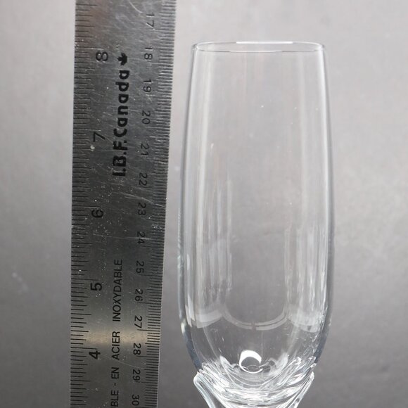 Vintage Nouvo Official Champagne Flute Glasses of The Third Millennium Y2k Globe - Picture 7 of 14